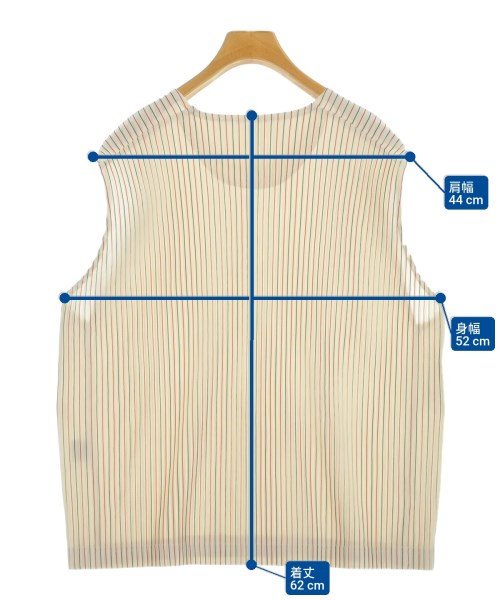 HOMME PLISSE（オムプリッセ）タンクトップ 白 サイズ:2(M位) メンズ/2200654520062