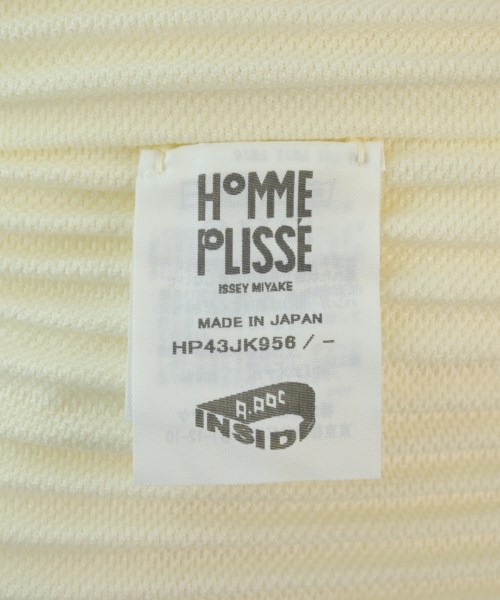 HOMME PLISSE（オムプリッセ）Tシャツ・カットソー 白 サイズ:-(L位) メンズ/2200655042037