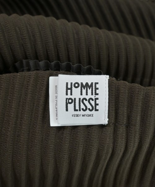 HOMME PLISSE（オムプリッセ）カジュアルシャツ 茶 サイズ:2(M位) メンズ/2200655484073
