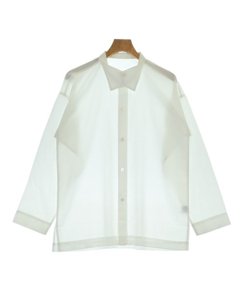 HOMME PLISSE(オムプリッセ)カジュアルシャツ 白 サイズ:2(M位)/2200656464050