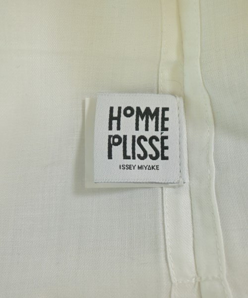 HOMME PLISSE（オムプリッセ）カジュアルシャツ 白 サイズ:2(M位) メンズ/2200656464050