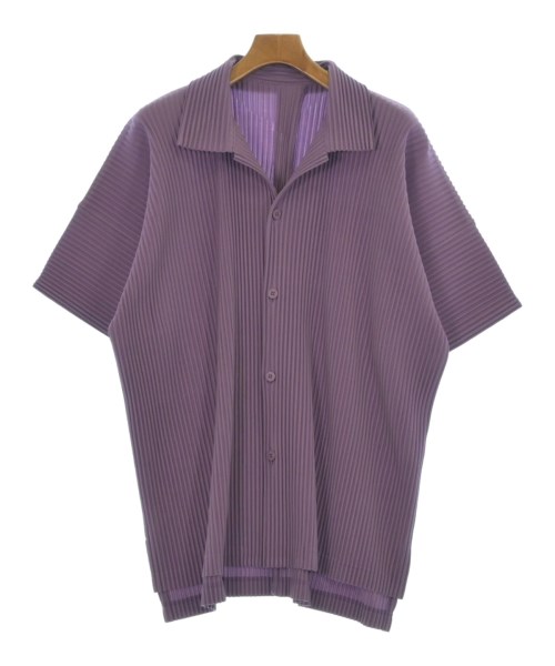 HOMME PLISSE(オムプリッセ)カジュアルシャツ 紫 サイズ:004(XXL位)/2200655635017