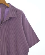 HOMME PLISSE（オムプリッセ）カジュアルシャツ 紫 サイズ:004(XXL位) メンズ/2200655635017