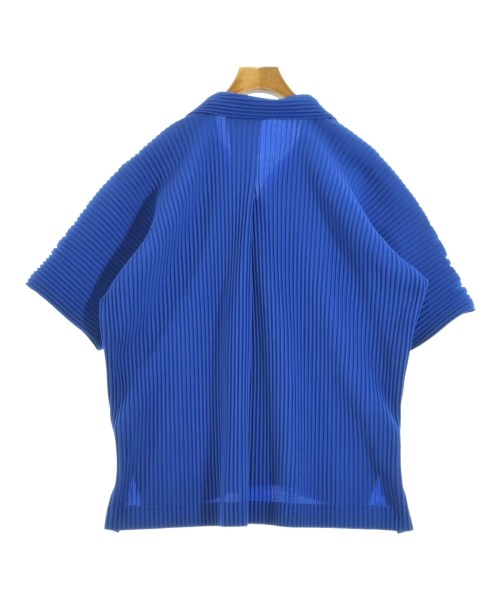 HOMME PLISSE（オムプリッセ）カジュアルシャツ 青 サイズ:2(M位) メンズ/2200657914103