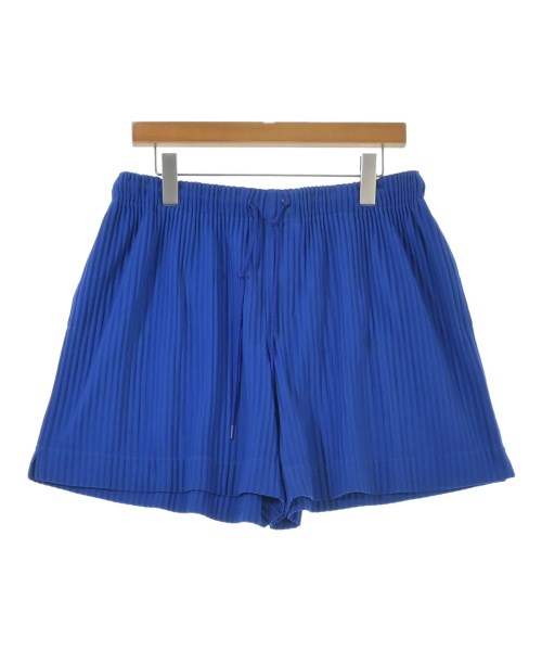 HOMME PLISSE(オムプリッセ)ショートパンツ 青 サイズ:F/2200657914110