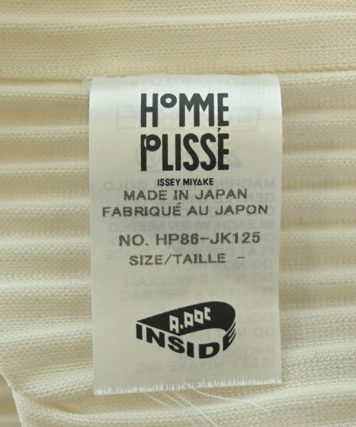 HOMME PLISSE（オムプリッセ）Tシャツ・カットソー 白 サイズ:-(L位) メンズ/2200658172014