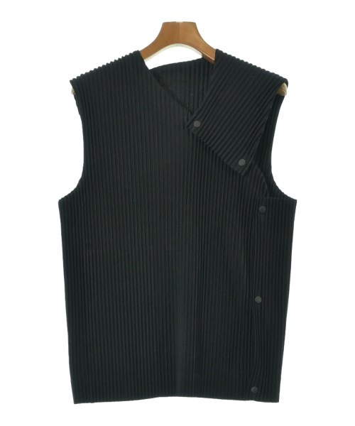HOMME PLISSE(オムプリッセ)ベスト 黒 サイズ:-(S位)/2200658828010