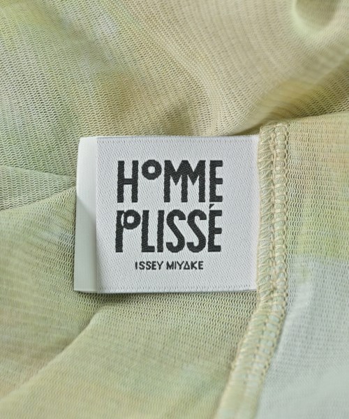 HOMME PLISSE（オムプリッセ）Tシャツ・カットソー 黄 サイズ:4(XL位) メンズ/2200658828072