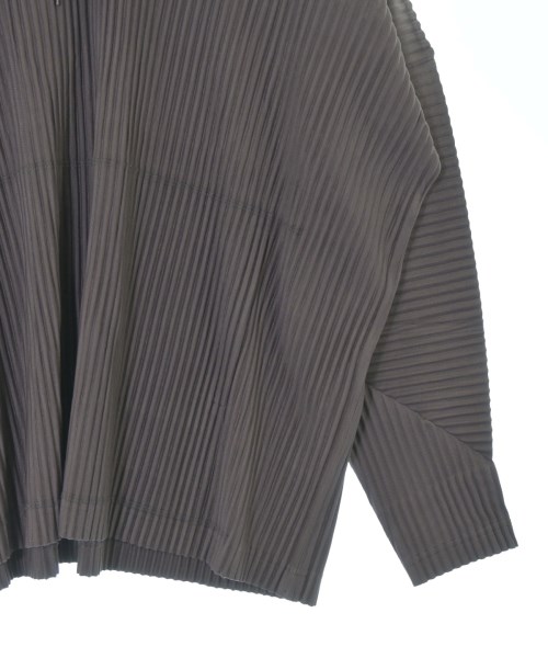 HOMME PLISSE（オムプリッセ）パーカー 茶 サイズ:3(L位) メンズ/2200661208045