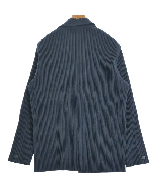 HOMME PLISSE（オムプリッセ）カジュアルジャケット 紺 サイズ:3(L位) メンズ/2200661740019