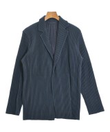 HOMME PLISSE（オムプリッセ）カジュアルジャケット 紺 サイズ:3(L位) メンズ/2200661740019