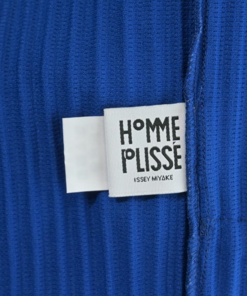 HOMME PLISSE（オムプリッセ）カジュアルシャツ 青 サイズ:4(XL位) メンズ/2200661681138