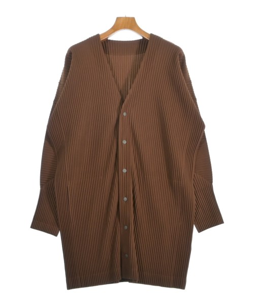 HOMME PLISSE(オムプリッセ)カジュアルシャツ 茶 サイズ:3(L位)/2200662013044