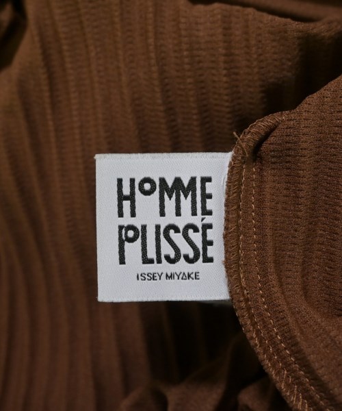 HOMME PLISSE（オムプリッセ）カジュアルシャツ 茶 サイズ:3(L位) メンズ/2200662013044