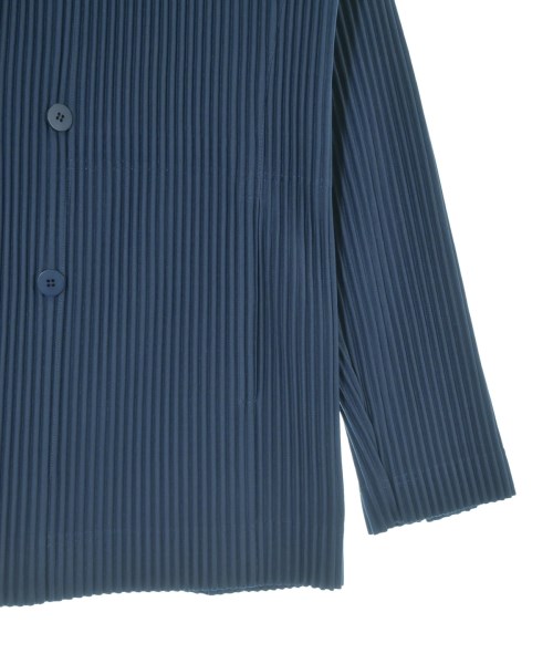 HOMME PLISSE（オムプリッセ）テーラードジャケット 青 サイズ:3(L位) メンズ/2200662372011