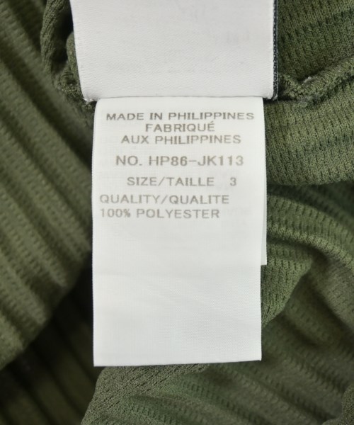 HOMME PLISSE（オムプリッセ）Tシャツ・カットソー カーキ サイズ:3(L位) メンズ/2200714849195