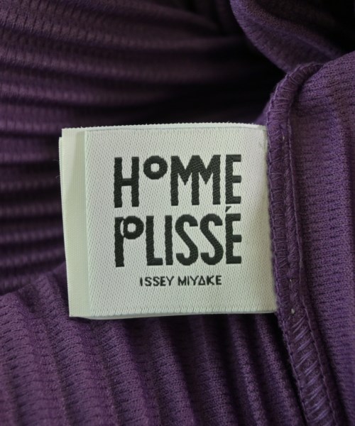 HOMME PLISSE（オムプリッセ）Tシャツ・カットソー 紫 サイズ:4(XL位) メンズ/2200717554089