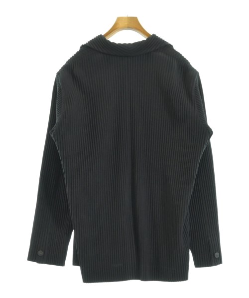 HOMME PLISSE（オムプリッセ）カジュアルジャケット 黒 サイズ:3(L位) メンズ/2200649596010