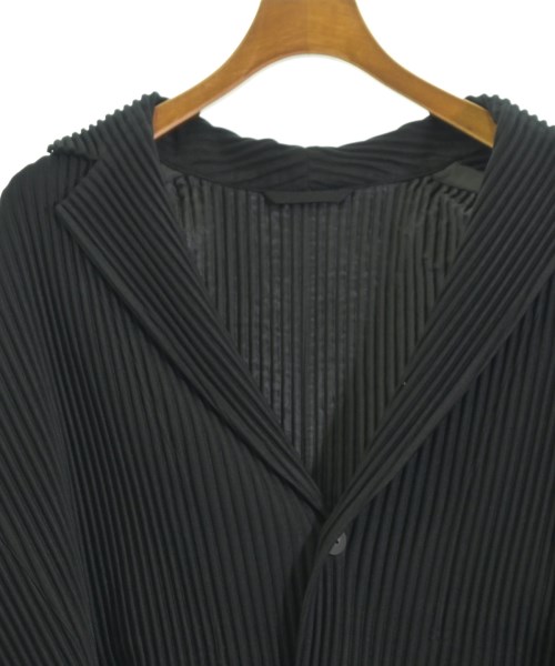 HOMME PLISSE（オムプリッセ）カジュアルジャケット 黒 サイズ:3(L位) メンズ/2200649596010