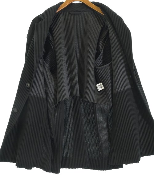 HOMME PLISSE（オムプリッセ）カジュアルジャケット 黒 サイズ:3(L位) メンズ/2200649596010