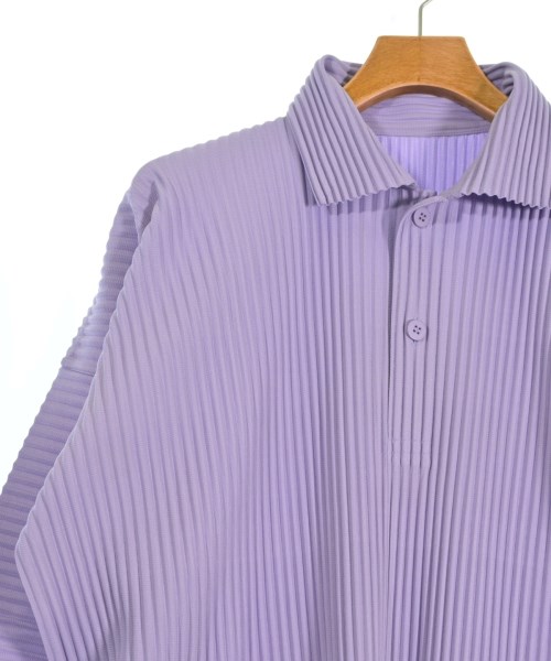 HOMME PLISSE（オムプリッセ）ポロシャツ 紫 サイズ:3(L位) メンズ/2200650642034