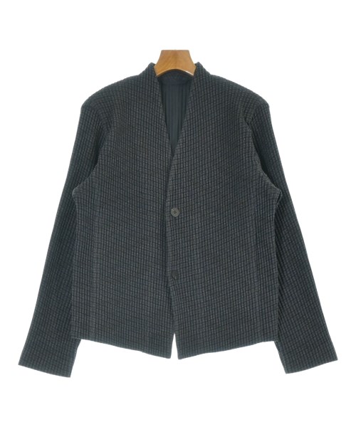 HOMME PLISSE(オムプリッセ)カジュアルジャケット グレー サイズ:3(L位)/2200651579056