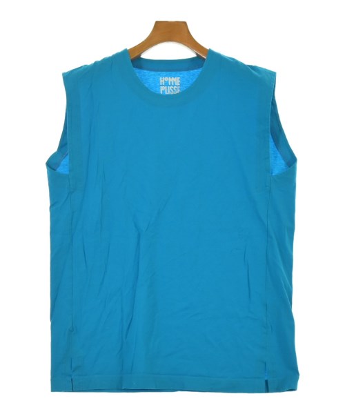 HOMME PLISSE(オムプリッセ)タンクトップ 青 サイズ:2(M位)/2200653158150