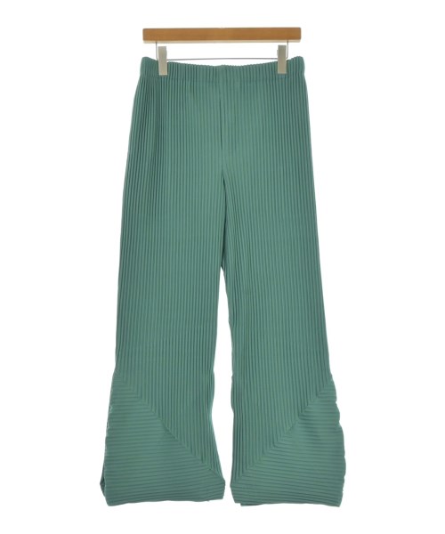HOMME PLISSE(オムプリッセ)スラックス 緑 サイズ:2(M位)/2200653158242