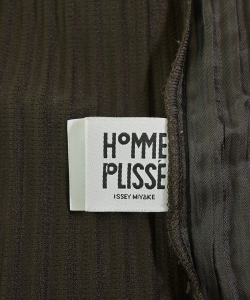 HOMME PLISSE（オムプリッセ）カジュアルシャツ 茶 サイズ:2(M位) メンズ/2200703408044