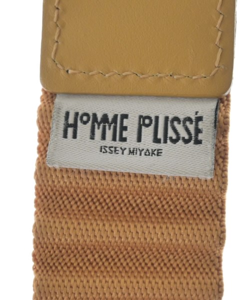 HOMME PLISSE（オムプリッセ）ベルト 黄 サイズ:- メンズ/2200703408150