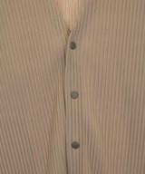 HOMME PLISSE（オムプリッセ）カーディガン ベージュ サイズ:-(L位) メンズ/2200705837033