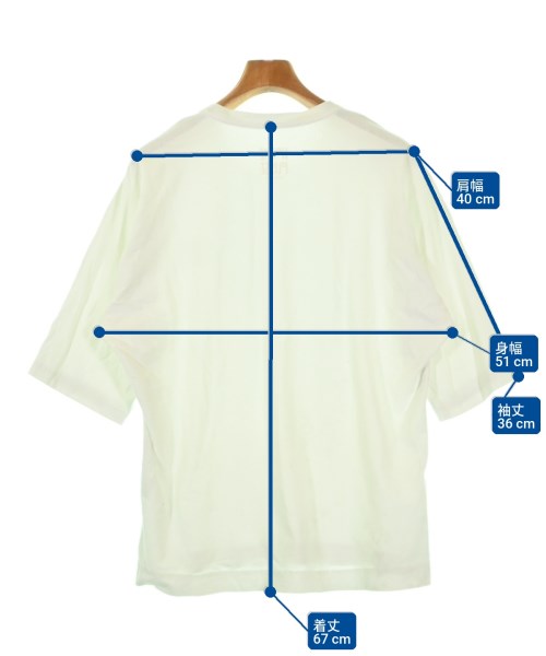 HOMME PLISSE（オムプリッセ）Tシャツ・カットソー 白 サイズ:2(M位) メンズ/2200707386201
