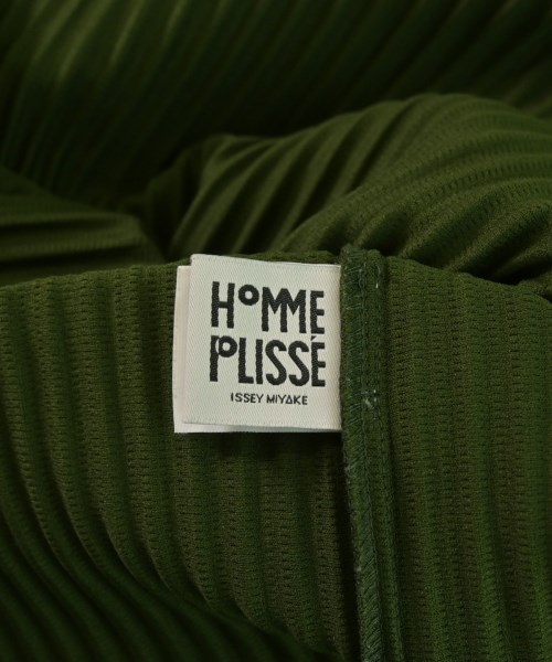 HOMME PLISSE（オムプリッセ）Tシャツ・カットソー 緑 サイズ:4(XL位) メンズ/2200665307171