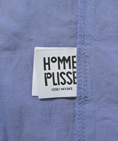 HOMME PLISSE（オムプリッセ）カジュアルシャツ 青 サイズ:2(M位) メンズ/2200666048042