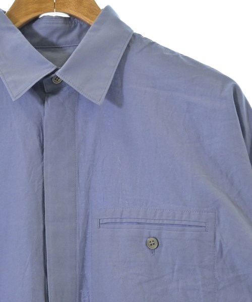 HOMME PLISSE（オムプリッセ）カジュアルシャツ 青 サイズ:2(M位) メンズ/2200666048042
