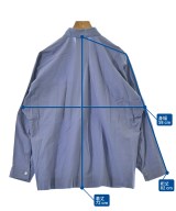 HOMME PLISSE（オムプリッセ）カジュアルシャツ 青 サイズ:2(M位) メンズ/2200666048042