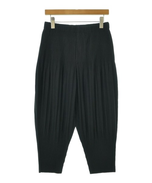 HOMME PLISSE(オムプリッセ)クロップドパンツ 黒 サイズ:2(M位)/2200666190048