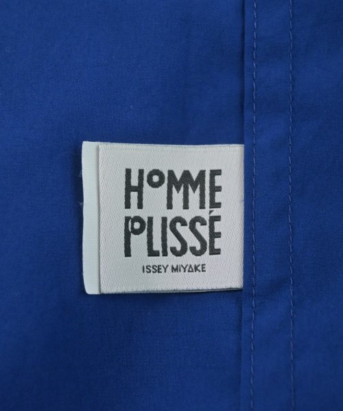 HOMME PLISSE（オムプリッセ）カジュアルシャツ 青 サイズ:3(L位) メンズ/2200666584120