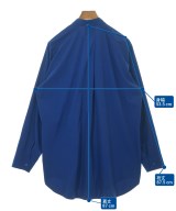 HOMME PLISSE（オムプリッセ）カジュアルシャツ 青 サイズ:3(L位) メンズ/2200666584120