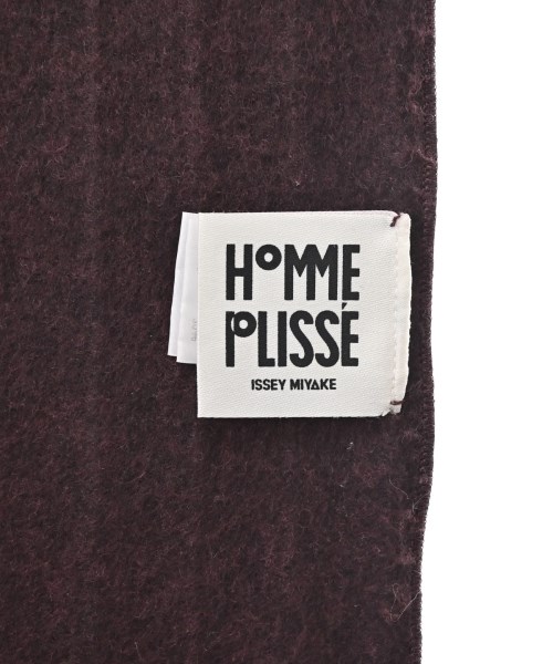 HOMME PLISSE（オムプリッセ）マフラー 赤 サイズ:- メンズ/2200669949063