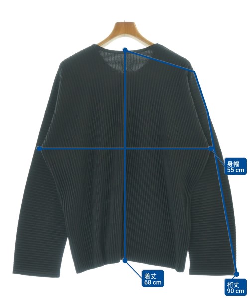 HOMME PLISSE（オムプリッセ）Tシャツ・カットソー 黒 サイズ:4(XL位) メンズ/2200734466044