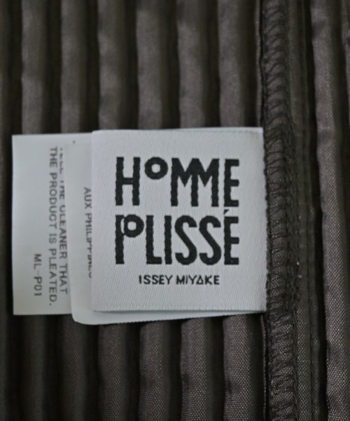 HOMME PLISSE（オムプリッセ）カジュアルジャケット 茶 サイズ:1(S位) メンズ/2200734522023