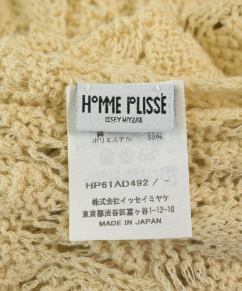 HOMME PLISSE（オムプリッセ）ニット・セーター ベージュ サイズ:F メンズ/2200734874023