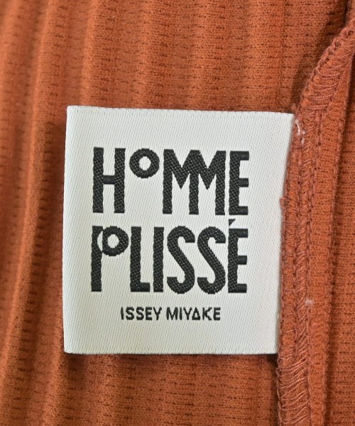 HOMME PLISSE（オムプリッセ）カジュアルシャツ オレンジ サイズ:3(L位) メンズ/2200721712291