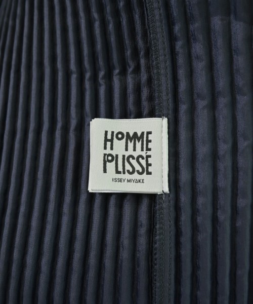 HOMME PLISSE（オムプリッセ）カジュアルジャケット 紺 サイズ:4(XL位) メンズ/2200682998017