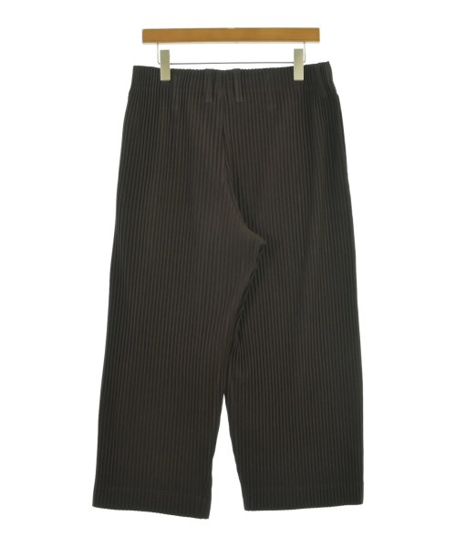 HOMME PLISSE（オムプリッセ）クロップドパンツ 茶 サイズ:3(L位) メンズ/2200683565027