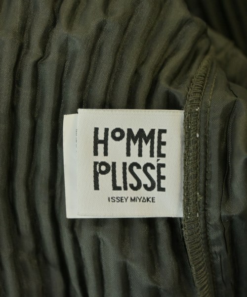 HOMME PLISSE（オムプリッセ）カジュアルジャケット カーキ サイズ:3(L位) メンズ/2200683964011