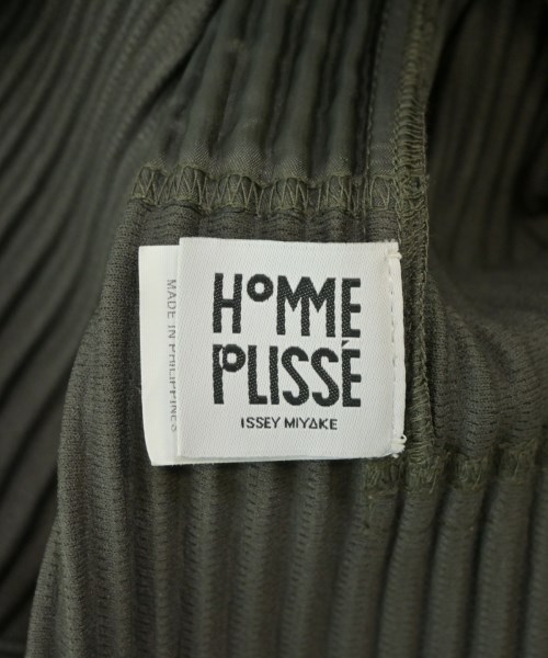 HOMME PLISSE（オムプリッセ）カジュアルシャツ カーキ サイズ:4(XL位) メンズ/2200683964035