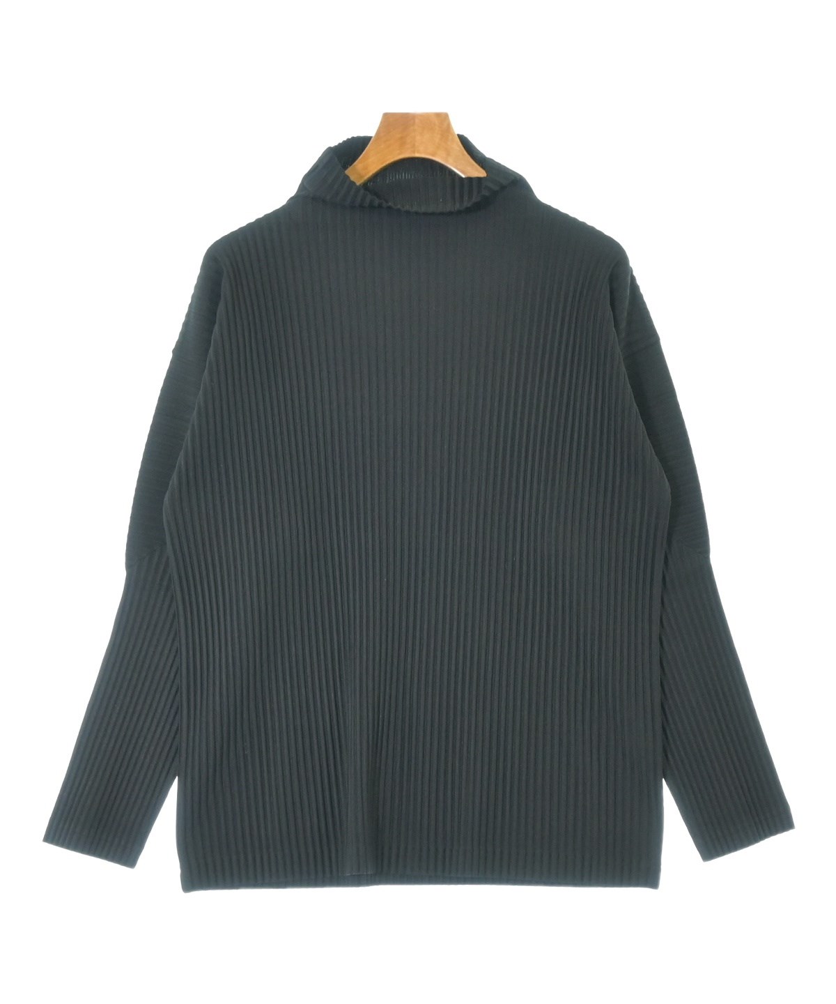 T*r様 HOMME PLISSÉ オムプリッセDouble Cavern Ri HOMME PLISSE（オムプリッセ）Tシャツ・カットソー 黒 サイズ:3(L位