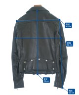 99%IS（ナインティナインパーセントイズ）ライダース 黒 サイズ:1(S位) メンズ/2200632747016